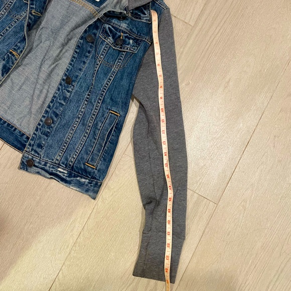 A&F jean/sweater jacket - Picture 4 of 4